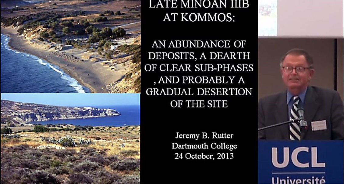 Video –  Kommos pottery at the end of Minoan phase – plenty and fade to black