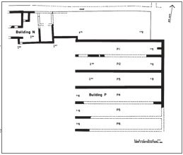 Fig. 1: Kommos: restored plan of Buildings N and P.