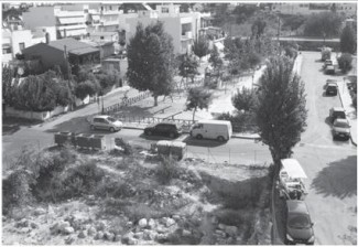 Fig. 8: oros/Katsamba: shipshed site, looking east to the River Kairatos.